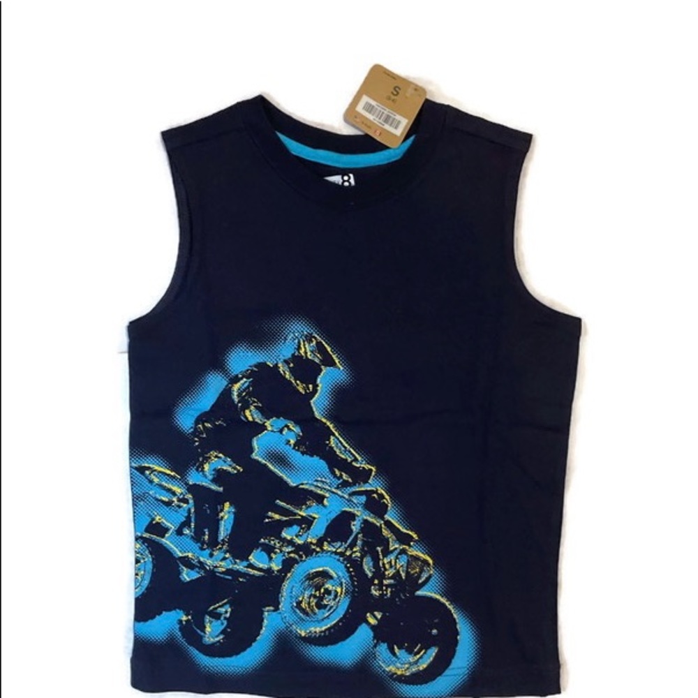 Bundle of 3 Crazy 8 Boys Muscle Shirts New With Tags - Picture 2 of 7